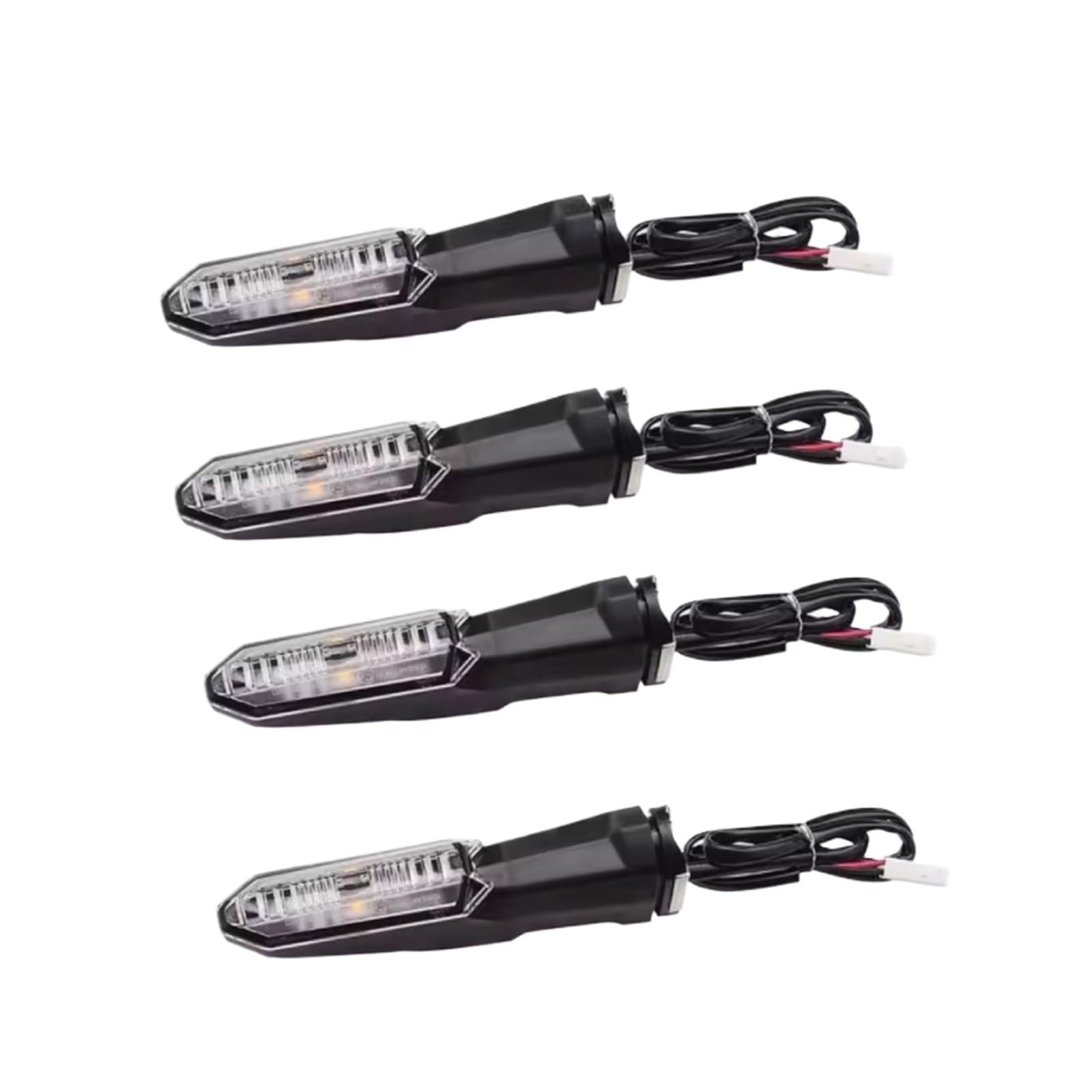 Motorcycle Indicator Flasher Lamp LED Turn Signal Light(4pcs Clear)