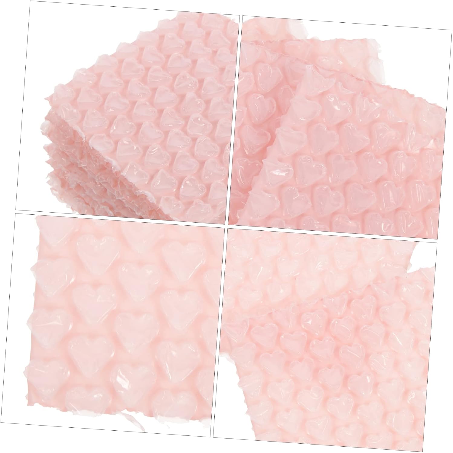 60pcs Colorful Heart-shaped Cushioning for Safe Moving Shipping Extra Protective Packaging for Jewelry Electronics Ornaments
