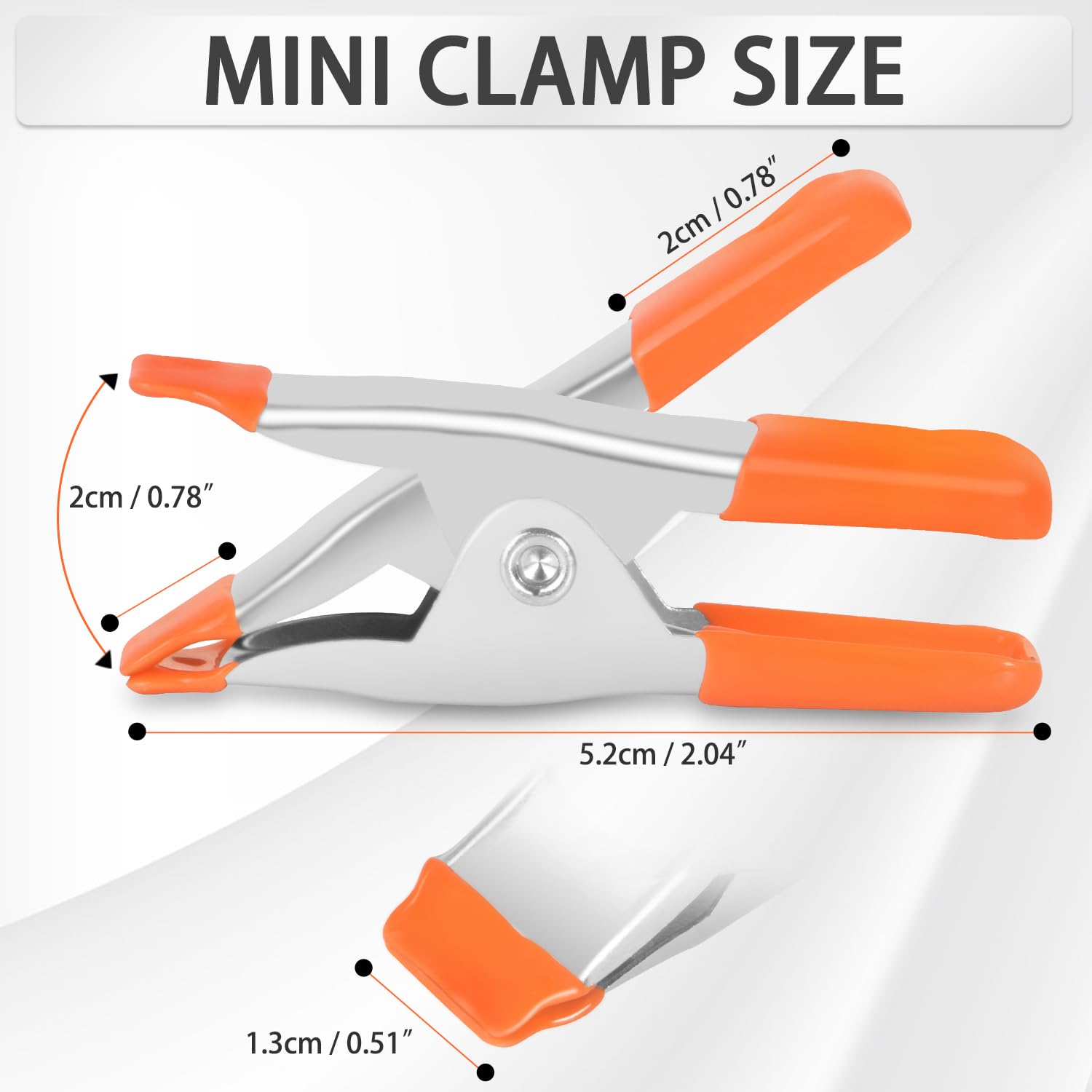 Snapklik.com : GURADESIGN 40-Piece Small Spring Clamp
