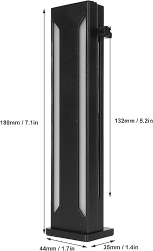 Miniatura 8 de Soporte de GPU, soporte para tarjeta gráfica, soporte de GPU de 5 V, 3 pines, ARGB, soporte de funda para tarjeta de video, con base magnética,