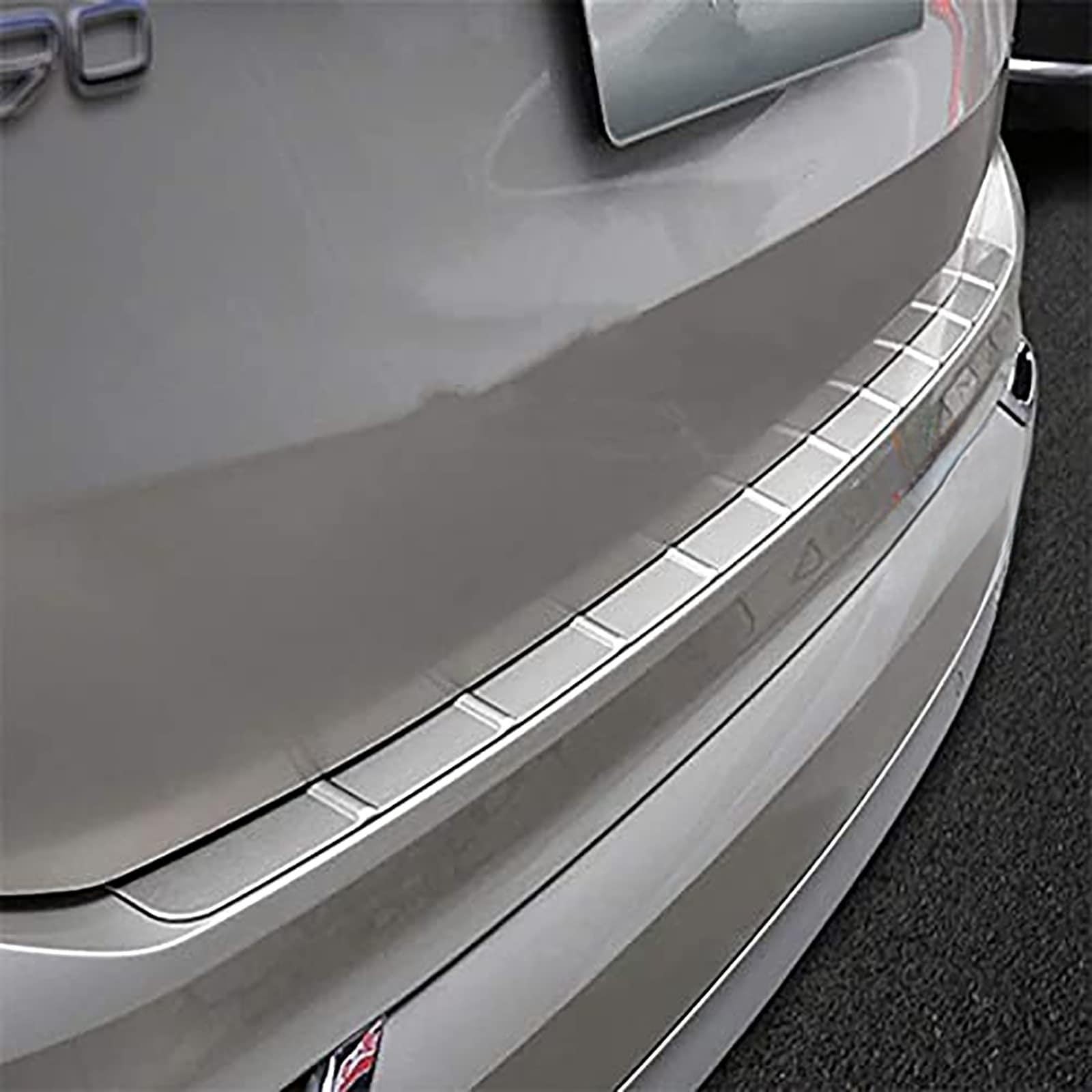 Orbhes Rear Bumper Boot,For Volvo Xc90 2015-2019,Car Trunk Door Sill Scuff Strip