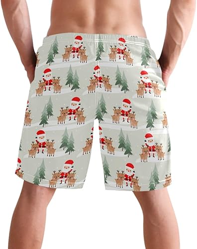 Miniatura 2 de visesunny Pantalones cortos de playa para hombre, de secado rápido, para correr, natación, pantalones cortos de natación, trajes de baño con forro
