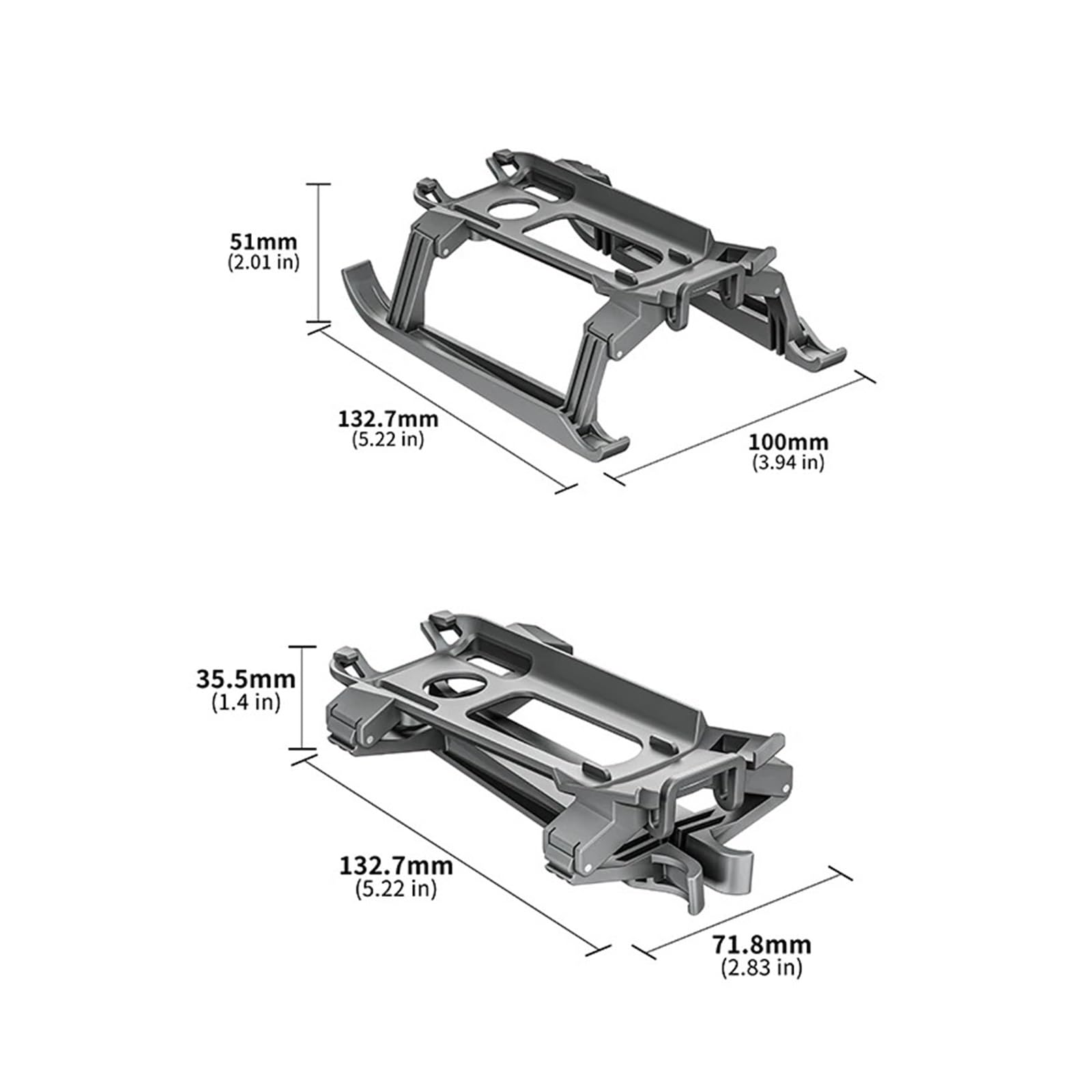 Carrello Di Atterraggio, Compatibile Con DJI, Accessori for Il Sollevamento Del Carrello Di Atterraggio Del Drone AIR 3S E Protezione for Treppiede