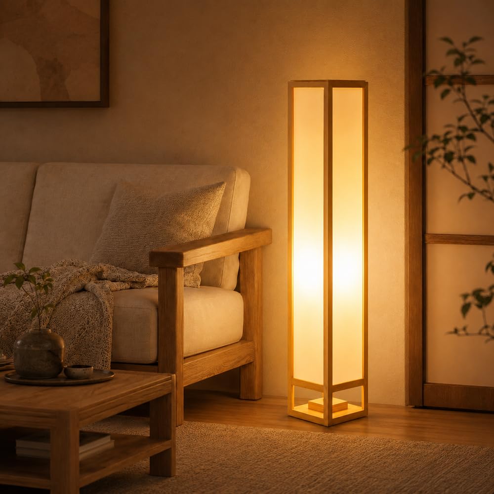 Wylolik Multicolor Wabi-Sabi Floor Lamp, Acrylic Floor Lamp, 3-Color Standing Lamp