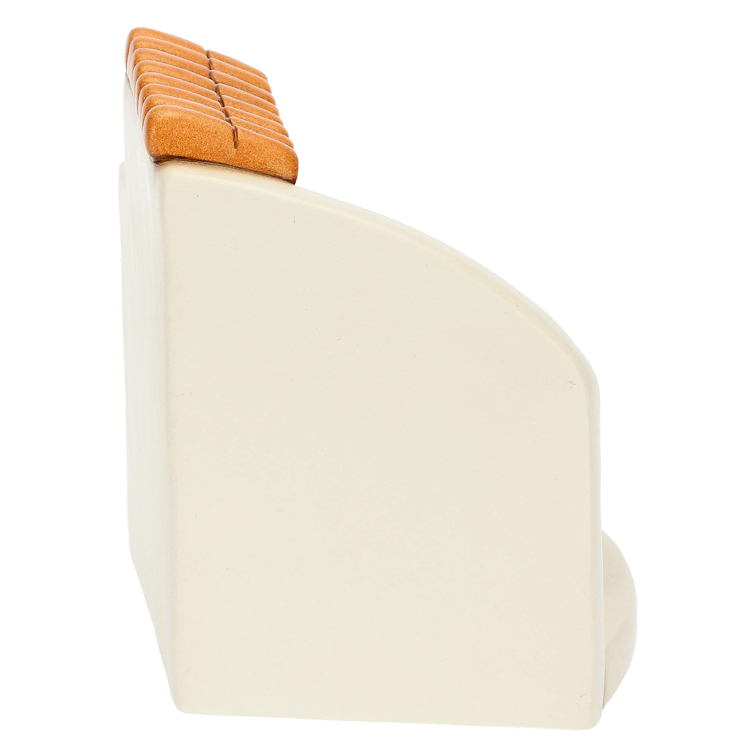 THUN - Presepe 2022 - Statuina Presepe Bottega con Tavolo in Ceramica Decorata a Mano - Linea Presepe Classico - 16x10x12 cm h