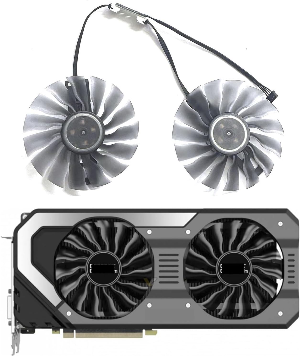 95MM FD10015H12S GAA8S2U 0.45A GTX1080 Video Card Fan Compatible with GTX 1080 Super Jetstream Graphics Card Cooling Fan