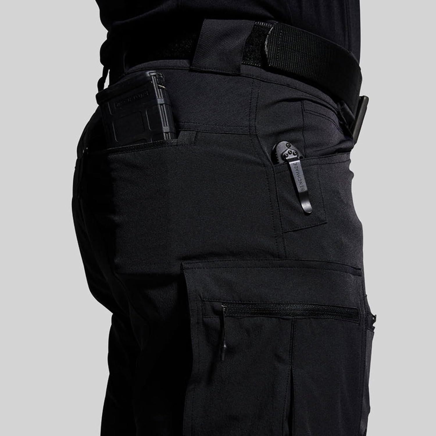 Born Primitive Men's Op Assault Pant - Durable Tactical Stretch Pants w/Reinforced Knees, Multiple Pockets & Adjustable Waist
