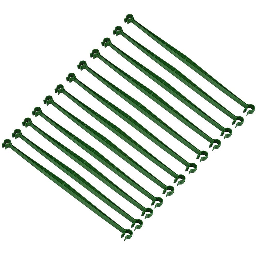 CENPEK 24pcs Expandable Trellis Connectors Stake Arms for Tomato Cage Plastic Connecting Rod Brackets Gardening Supplies for Any Plant Stakes
