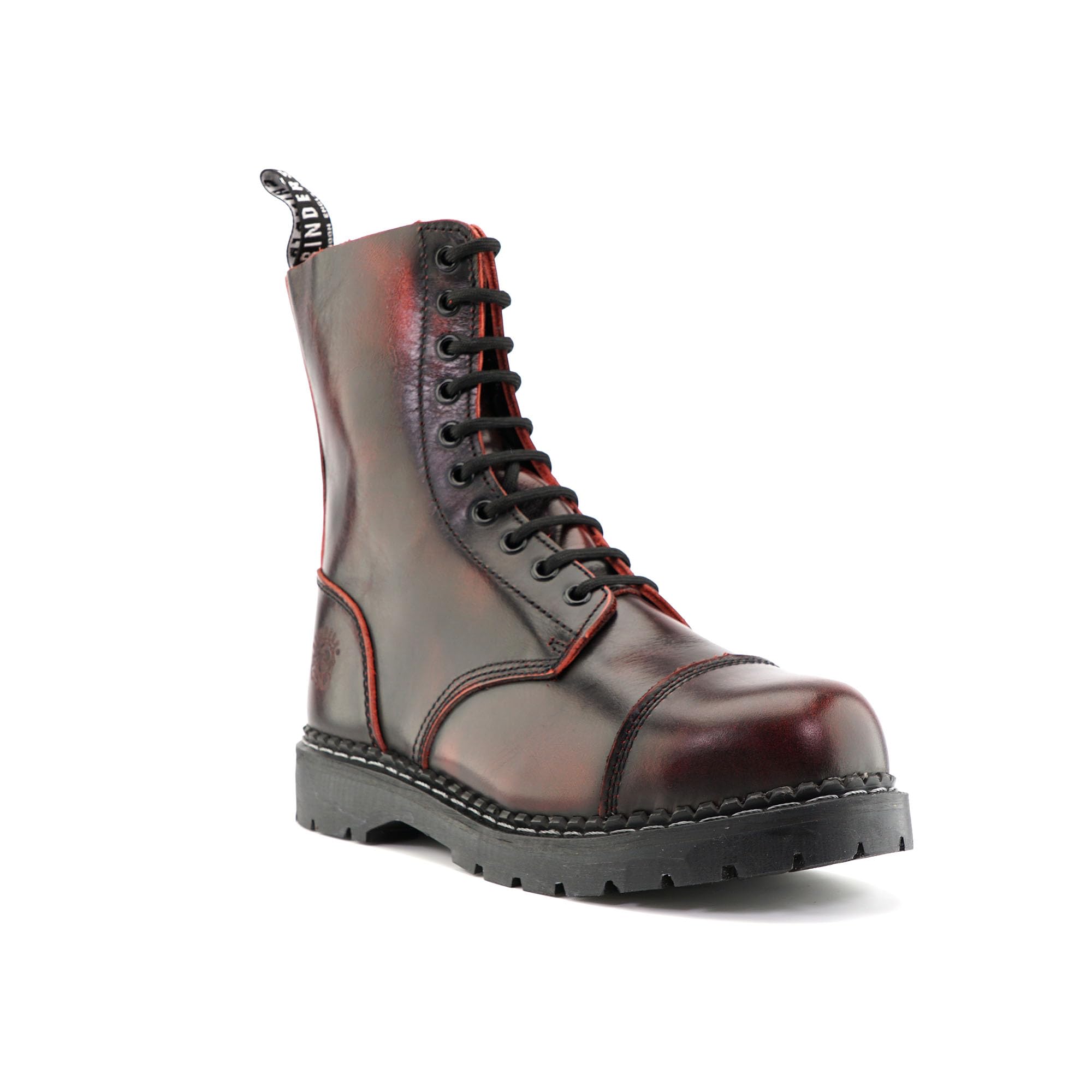 Grinders Botas con Cordones y Puntera de Acero de Cuero ACS, Unisex