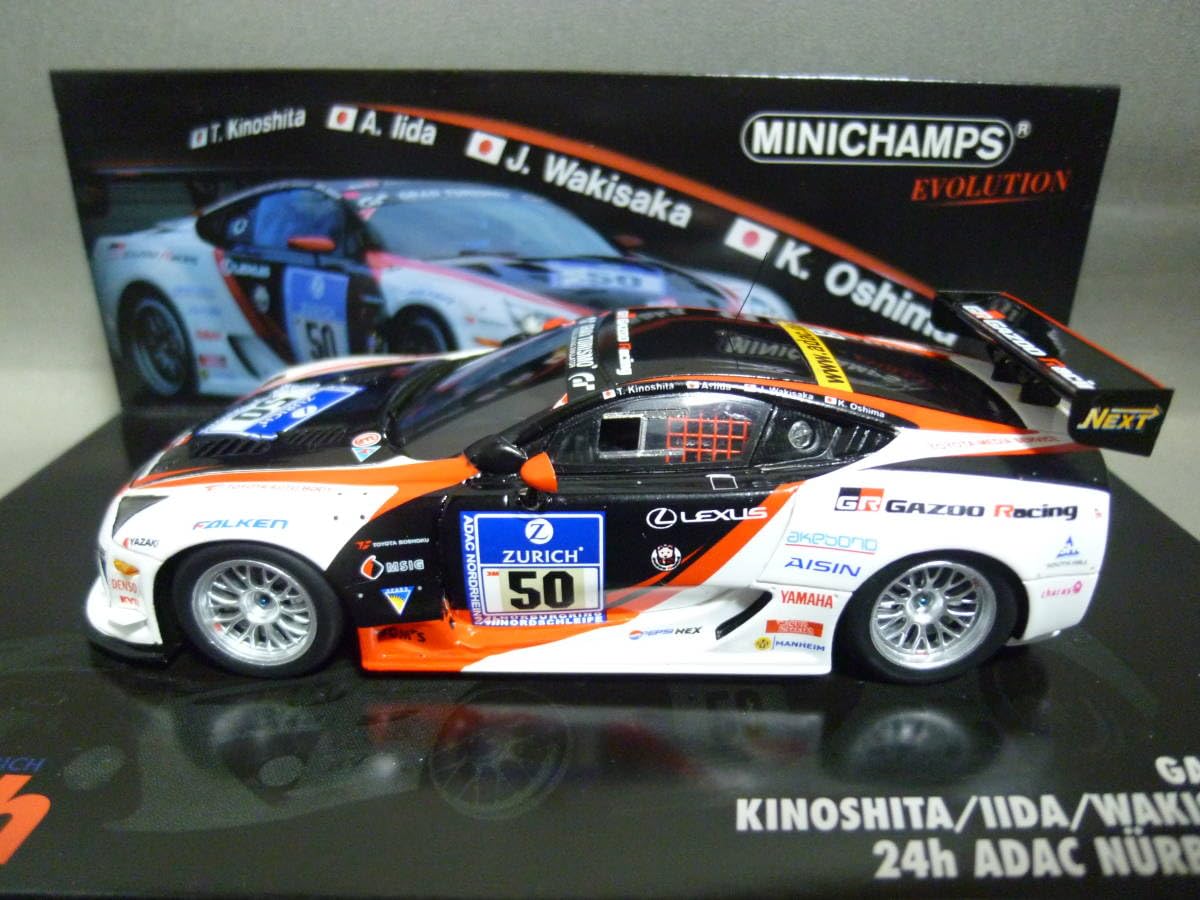 Amazon.co.jp: PMA 1/43 Lexus LFA Nürburgring 24h 2010 LEXUS GAZOO