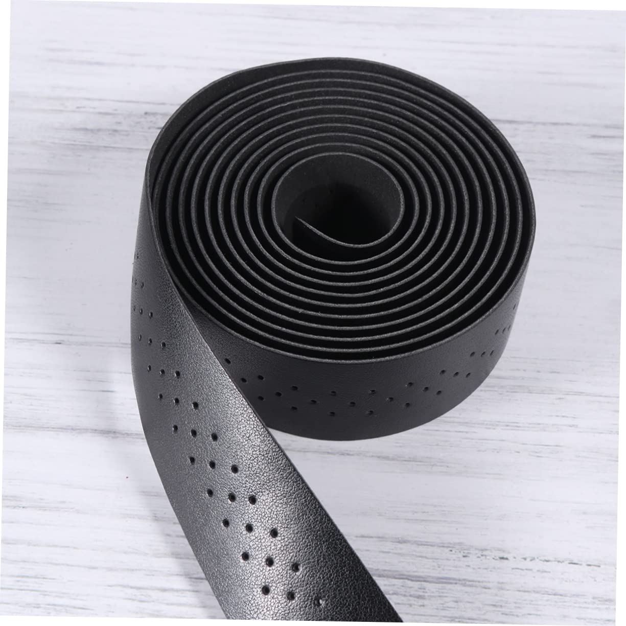 Yardwe 3sets Nastro Manubrio Pu Pelle Con Assorbimento Degli Urti Design Antiscivolo Facile Da Installare Per Bici Da Strada e Mountain Bike Nero