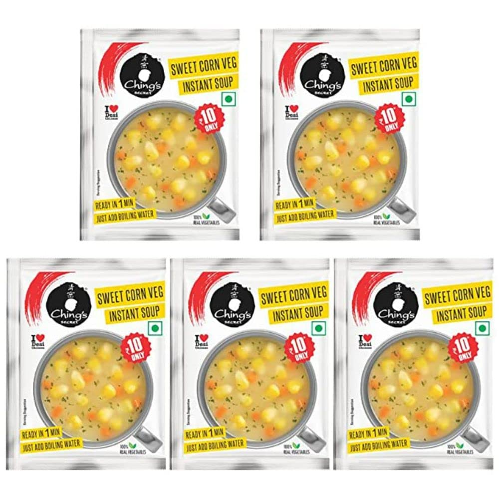 Ching's sweet corn veg instant Soup 15 gm (pack of 5)
