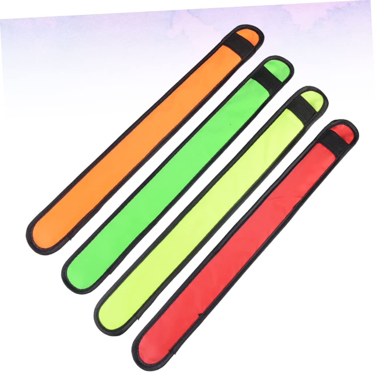 Toddmomy Bracciali LED Luminosi per Corsa Notturna Alta visibilità Comodi E Sicuri per Jogging Camminate E attività all Giallo 4 * 3