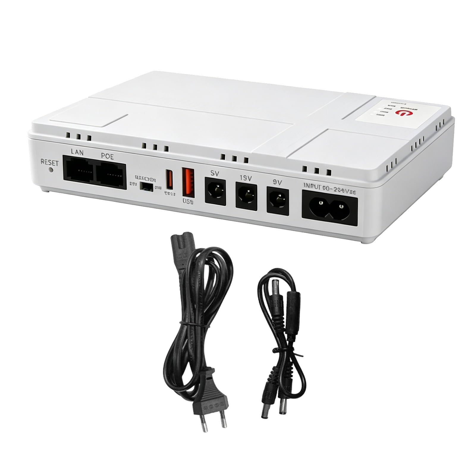 Marhynchus DC USV Unterbrechungsfreie Stromversorgung, 230V, for Server und Netzwerktechnik (US-Stecker)