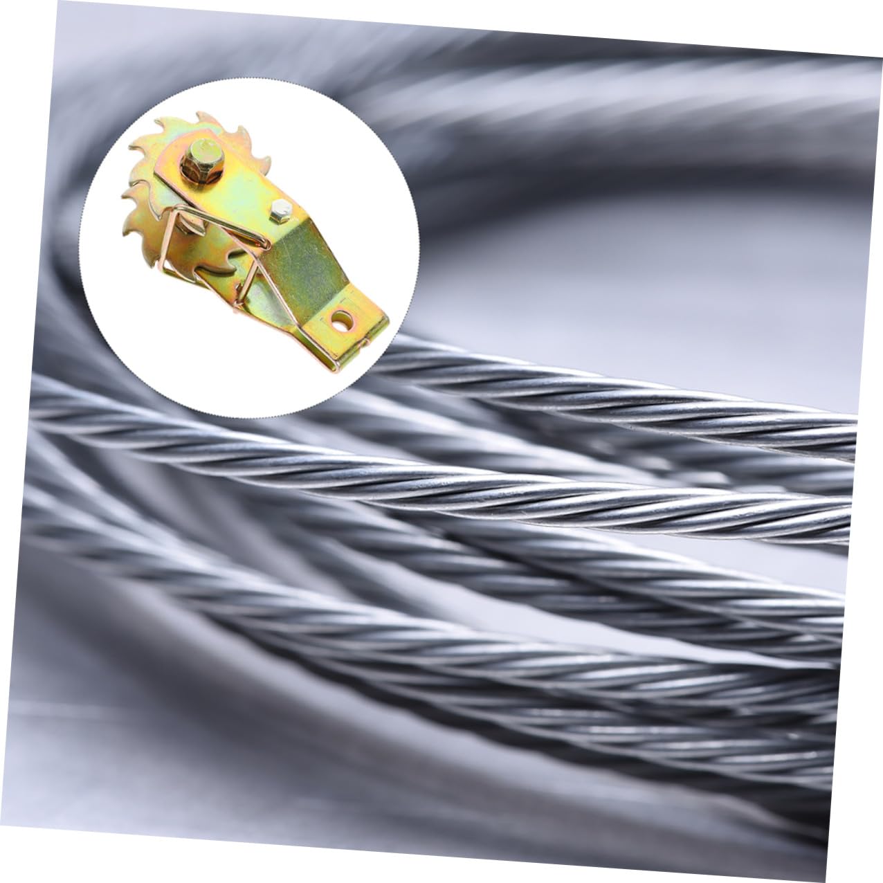 SHINEOFI Tendifilo in Acciaio 3 Pezzi Tenditore per Funi Metalliche per Recinzioni Esterne Tensione Cavi Resistente per Uso Industriale e Giardinaggio