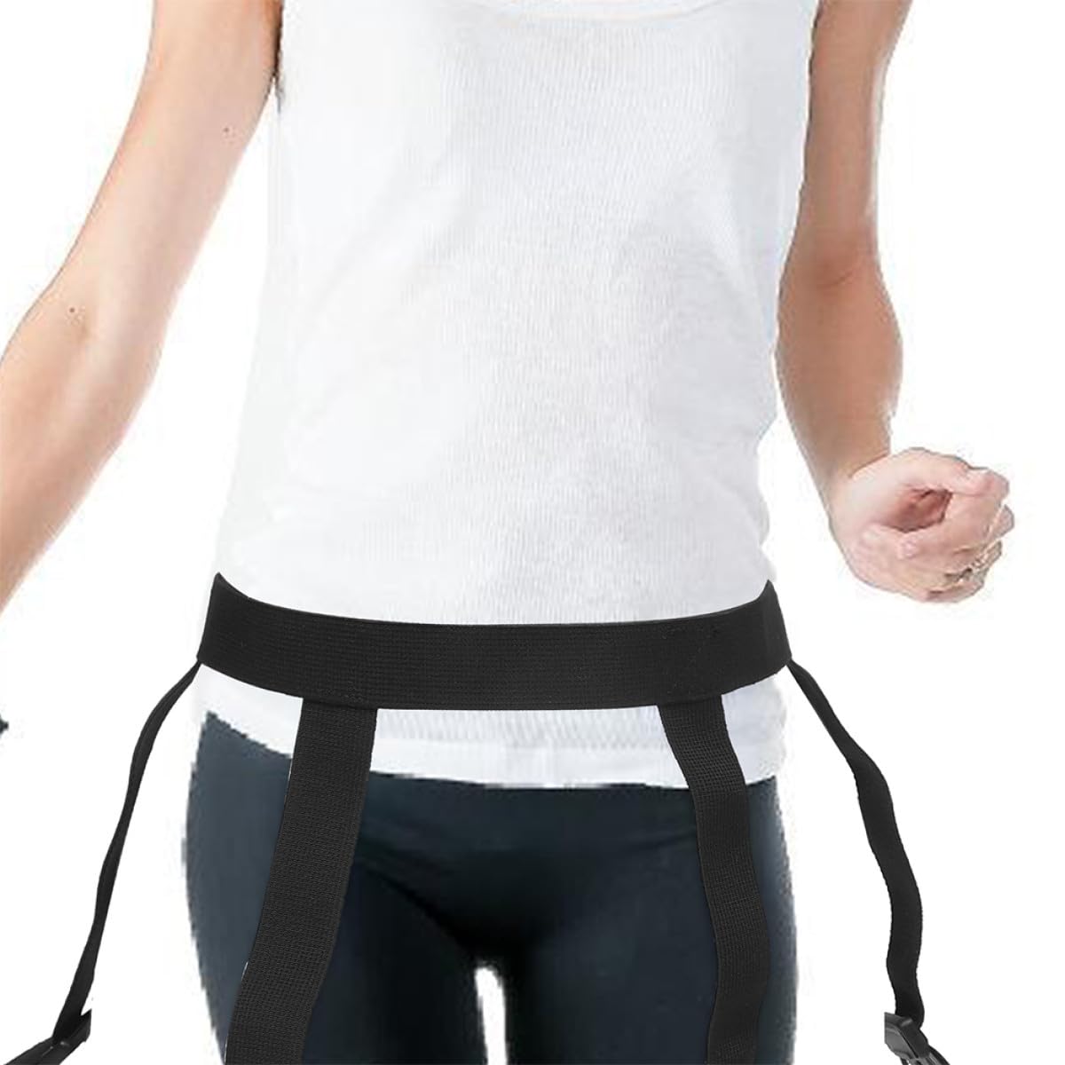 Verstellbarer Eishockey Torwart Strumpfgürtel aus Polyester mit Einfachem Clip Design und Sicherem Halt für Trainingseinheiten und Spiele