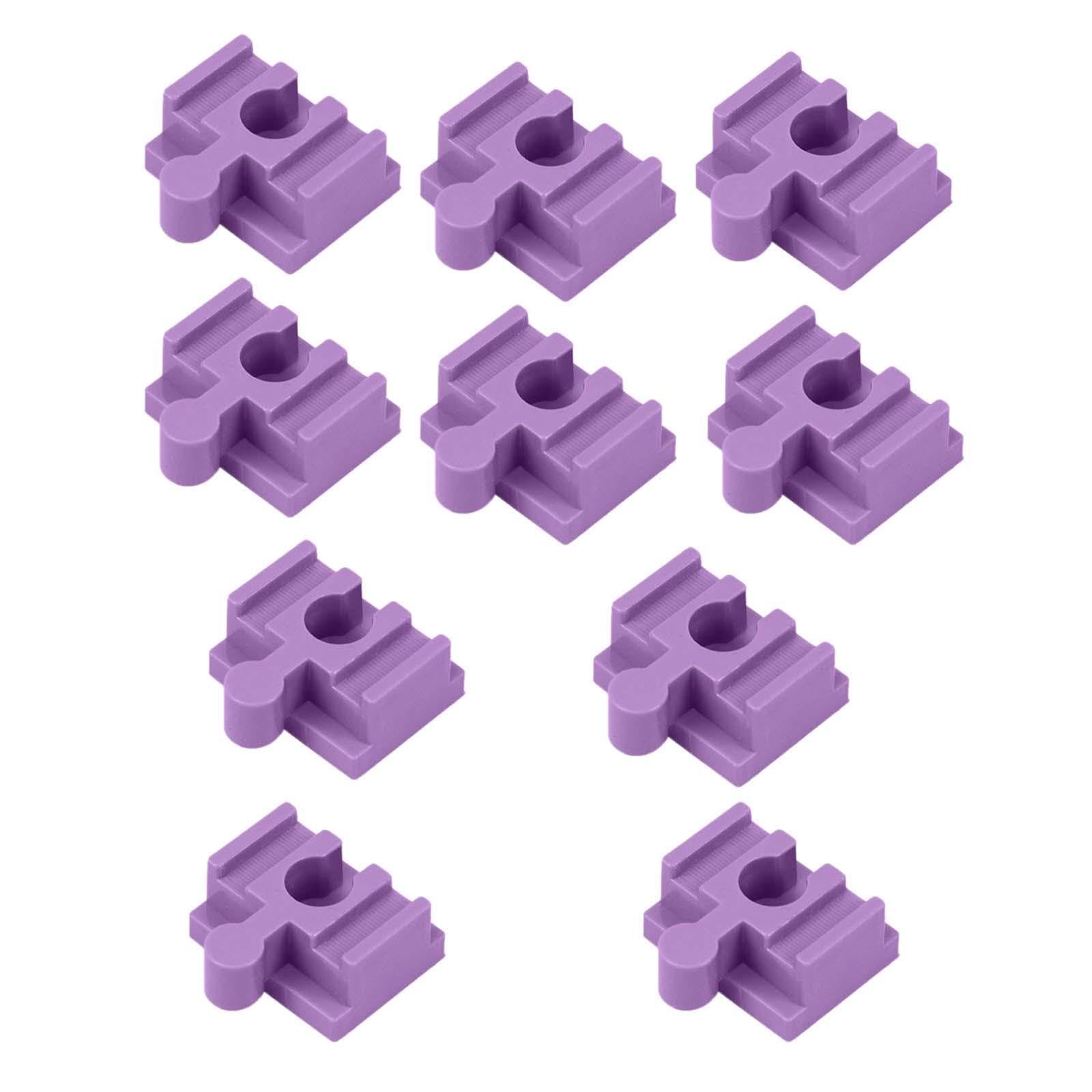 KIXZSAZ Track Connector Builder Set Designed to Inspire Creativity in Kids While Strengthening Family Connections Wooden Train Track Accessories for Building, Violet