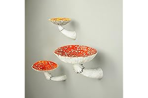 Kunyeah Mushroom Floating Shelves: Enchant your Abode with Whimsical Storage