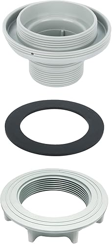 Miniatura 8 de Conector de manguera de piscina para piezas Intex 10744 10256 10255 Conector de filtro roscado arandela de tuerca (10253)