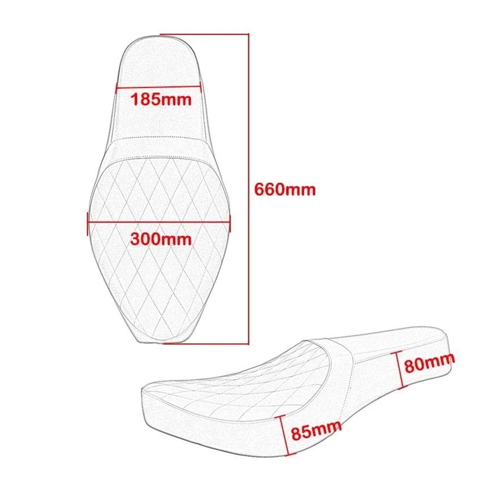 Cuscino Doppio Sedile Moto Per Rebel CMX 300 500 2017-2022
