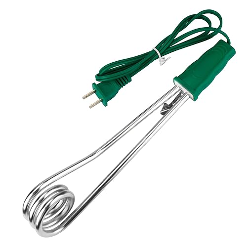 Calentador de agua de inmersión portátil de 1500 W, 110 V, calentador de agua portátil de doble voltaje, accesorios de viaje eléctricos, calentador