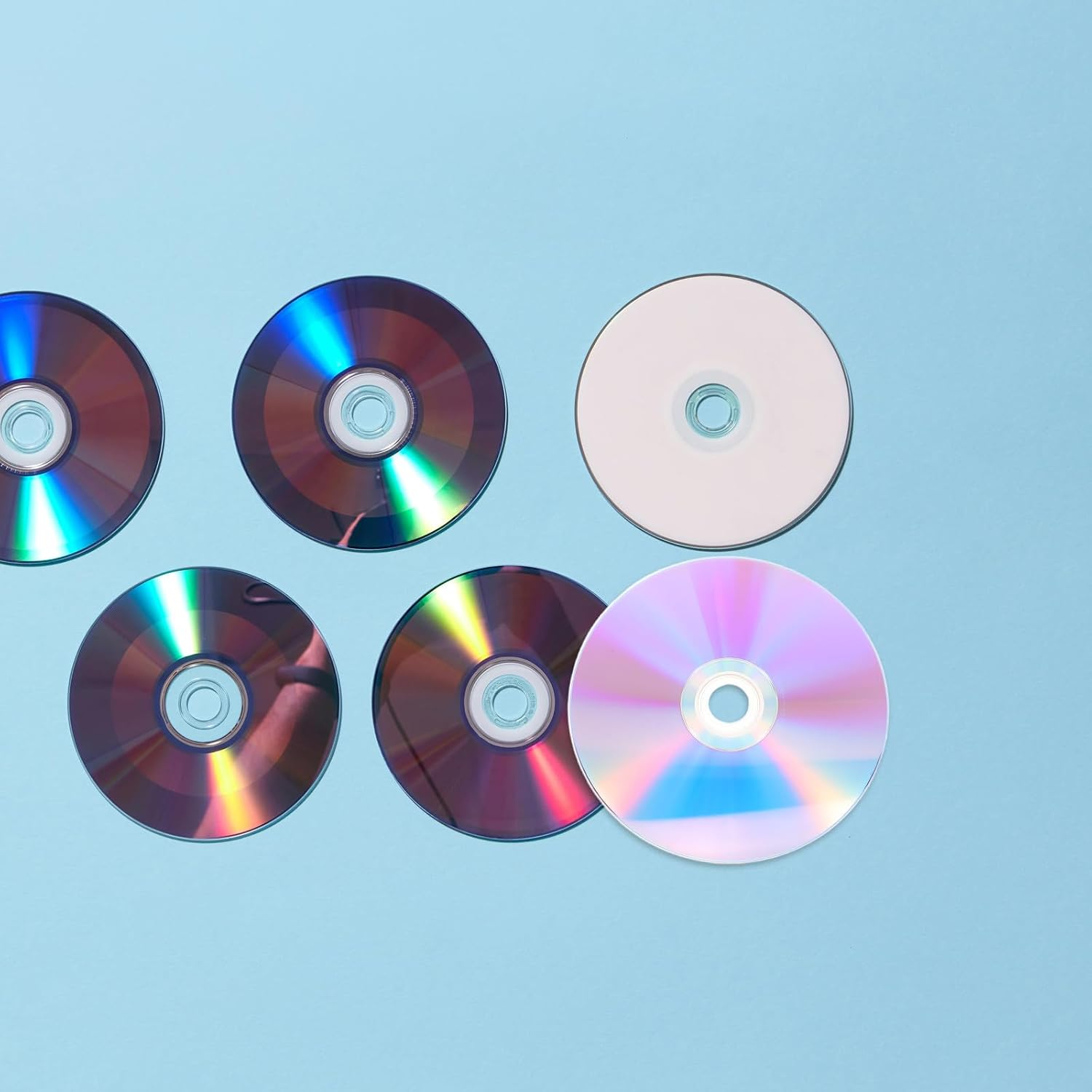 Toddmomy 20pcs Recordable DVD: DVD R Media - Writable Discs for Burning - Blank CD- Computer Accessories for Special Events Like Wedding & Birthday Party