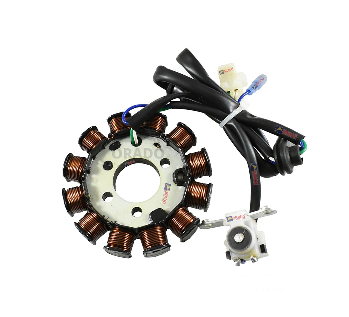 Rado Product stator assembly coil plate fit for Hnd Activa Het 2013 Model 12 Pole 3G I Model 4G 5G two wheeler part bike parts online chetak engine part motorcycle spare parts Ignition-image-10