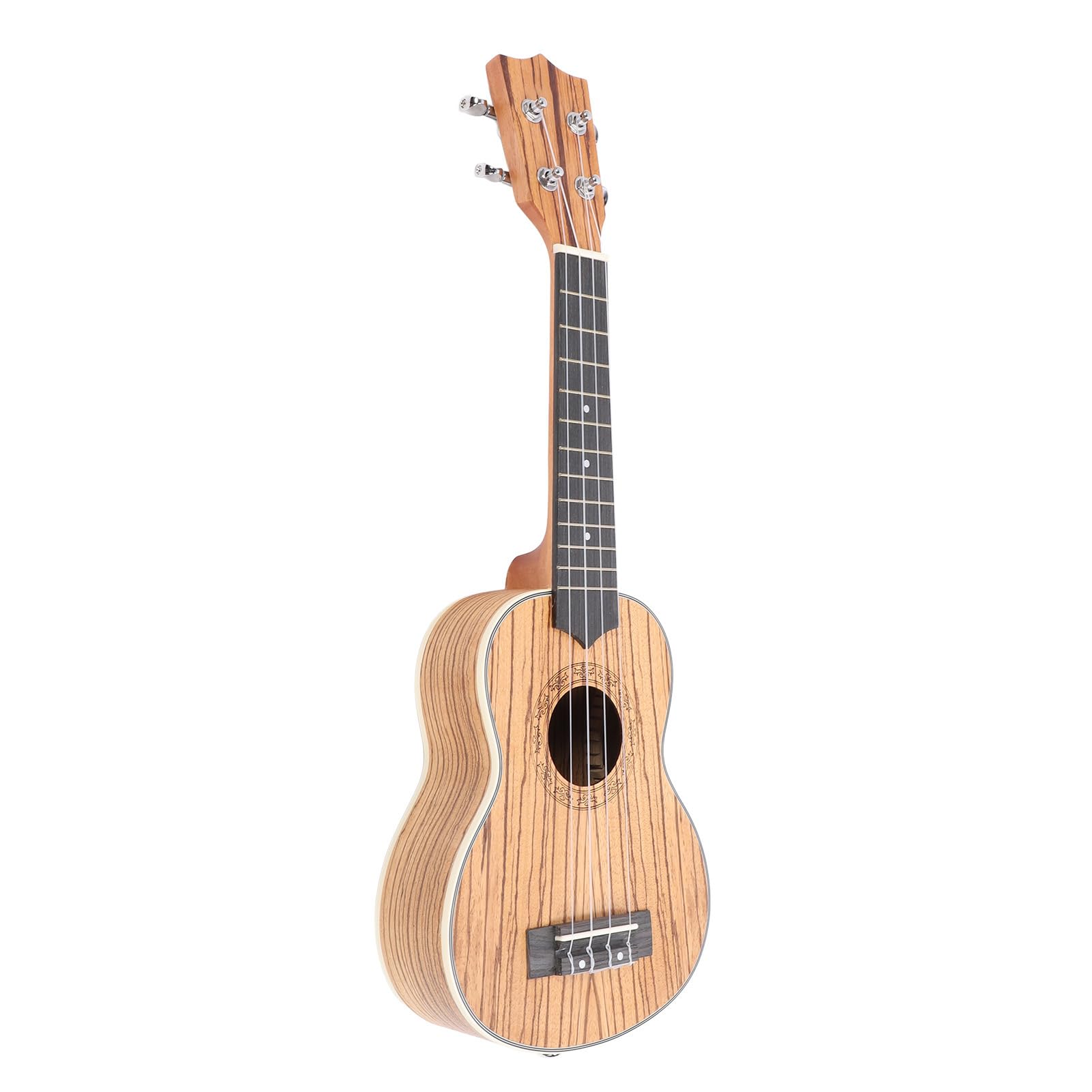 Generic Ukulele da 21 Pollici in Legno a 4 Corde Ukulele Kazoo Set con Corde per Borsa Capotasto e Stoffa Strumento Musicale Portatile Dai Toni Brillanti per Principianti Bambini Adulti Viaggi