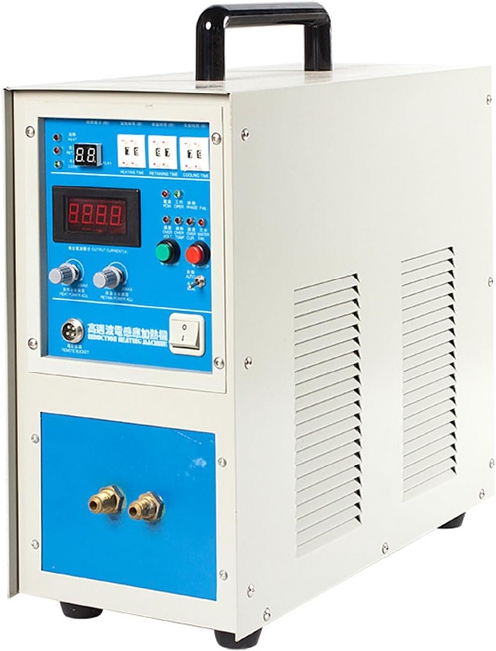 Induction Heater, 35kw Big Power High-Frequency Induction Heating Machine, ZVS Induction Heater Silver Gold Melting Furnace(25kw)