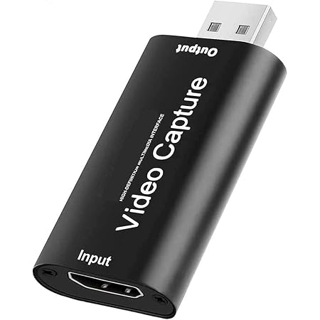 Y&H HDMI Video Capture Card HD 1080P Video Record via DSLR,Camcorder,Action Cam,Support Broadcast Live Streaming
