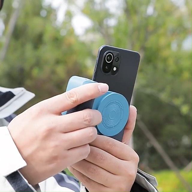 Impugnatura per otturatore remoto per fotocamera per smartphone JJC con telecomando wireless staccabile per iPhone Samsung Riprese video/foto  202192403
