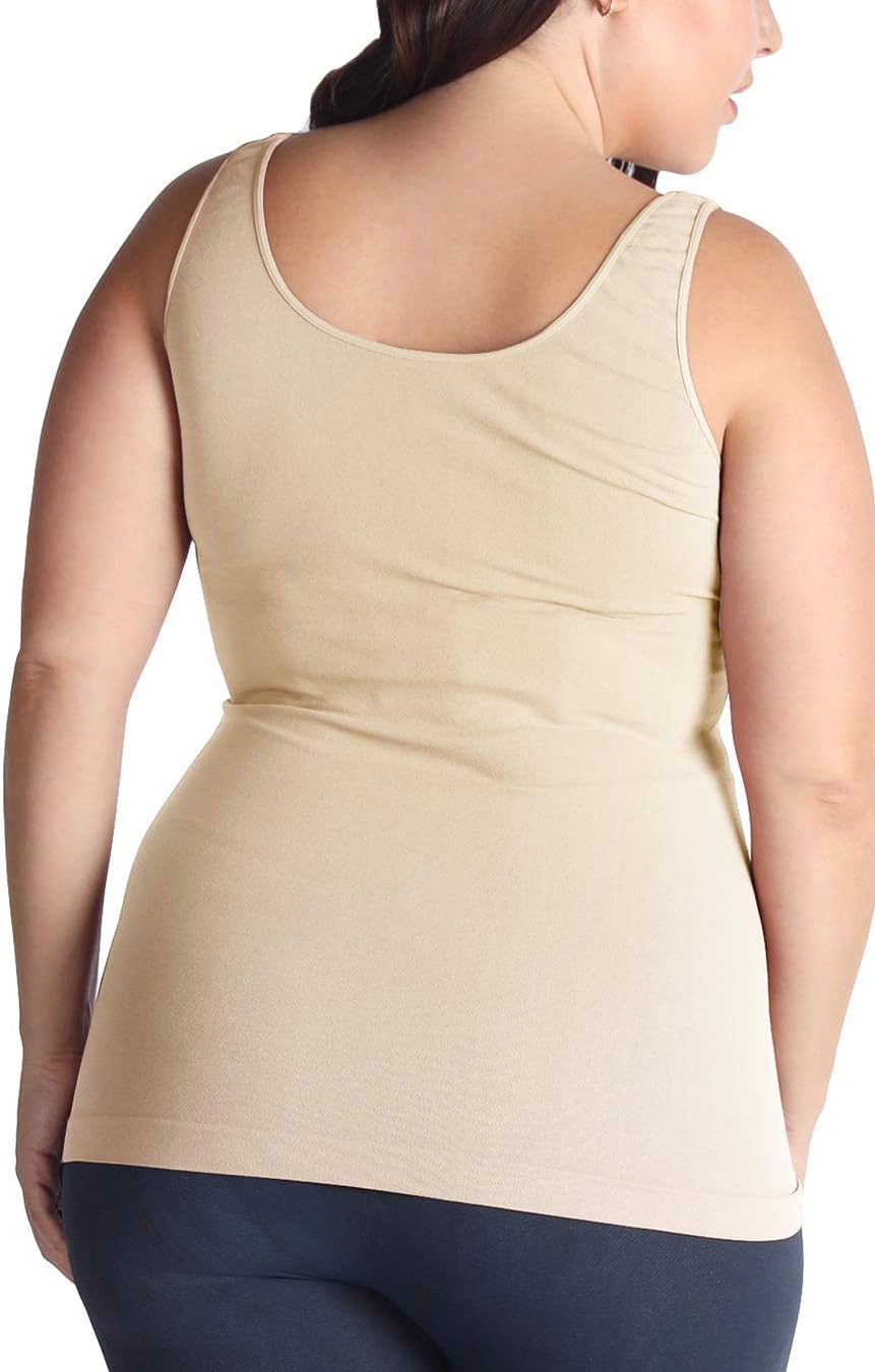 NIKIBIKI Women Seamless Premium Classic Tank Top, Made in U.S.A, Plus Size - Image 4