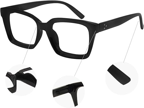 Miniatura 5 de MARE AZZURO - Elegantes anteojos de lectura para mujer, 0, 1.0, 1.25, 1.5, 1.75, 2.0, 2.25, 2.5, 2.75, 3.0, 3.5, 4.0, 5.0, 6.0, negro