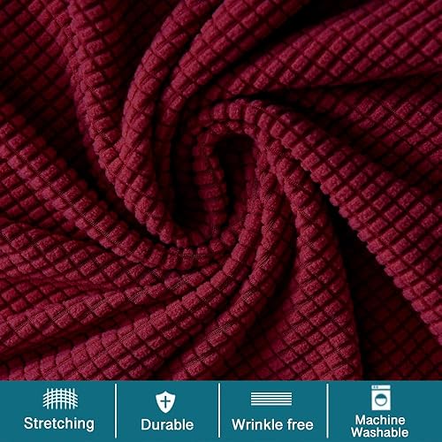 Miniatura 5 de Funda otomana de almacenamiento, funda rectangular elástica para banco de almacenamiento, fundas otomanas de tela jacquard, fundas rectangulares