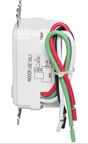 Miniatura 3 de Intermatic Temporizador electrónico de cuenta regresiva para ventiladores de toda la casa, EI220W-1-1248 horas con modo de espera, SPST, 120 VAC, 60