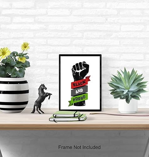 Miniatura 5 de African American Wall Art - Black Art - African American Flag - Black Lives Matter Sign Poster - BLM Pride - BLM Culture - Civil Rights Afro Wall