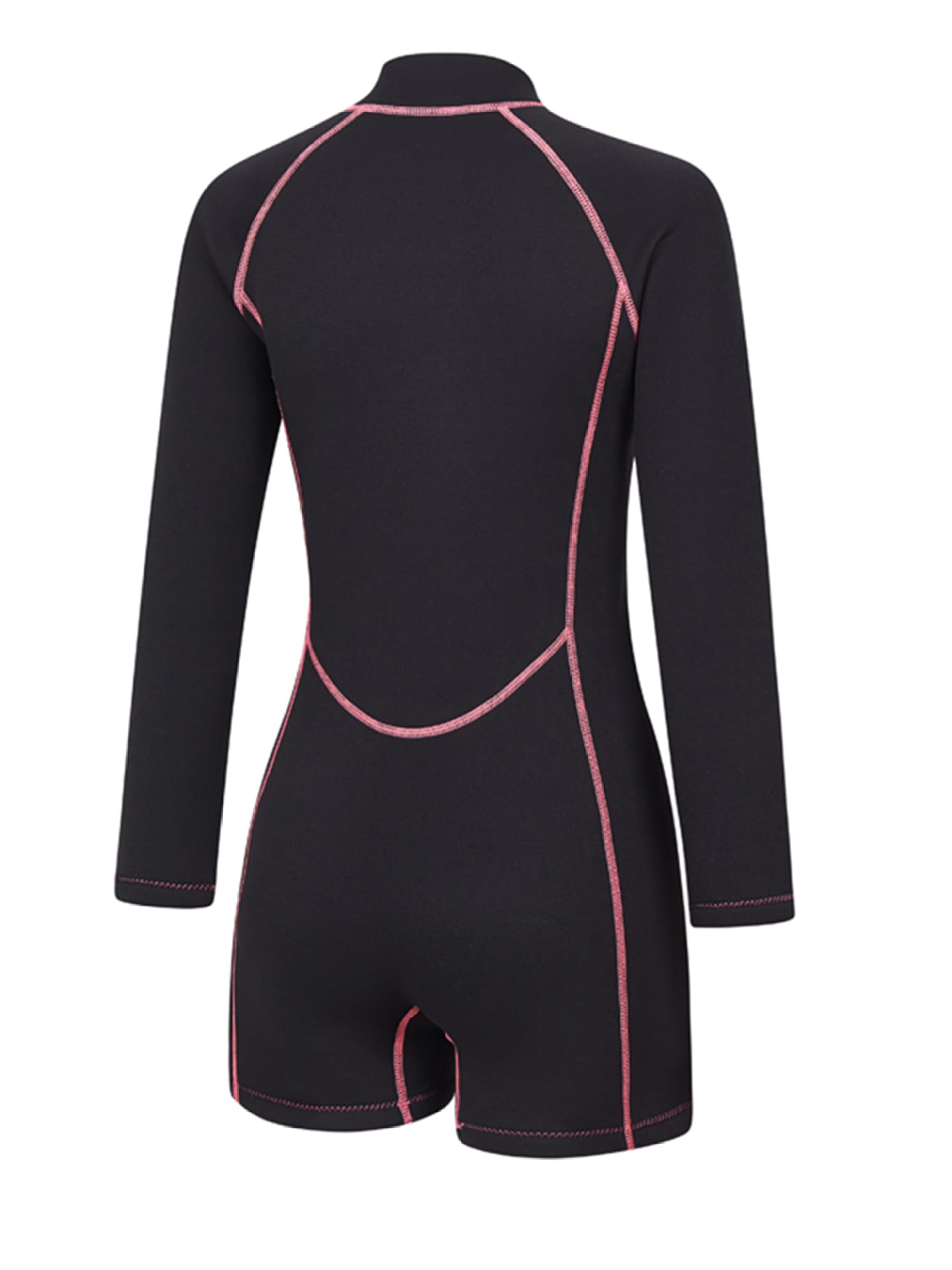 Traje de Neopreno Corto Mujer 2,5 mm Manga Larga para Surf Snorkeling Natación