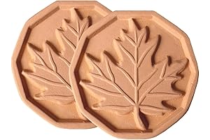 2 Pack Brown Sugar Saver and Softener Disc, Maple Leaf