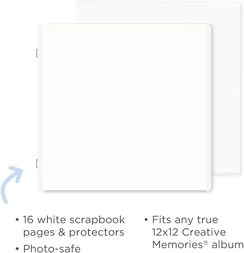 Miniatura 4 de Páginas y protectores de Creative Memories (blanco)