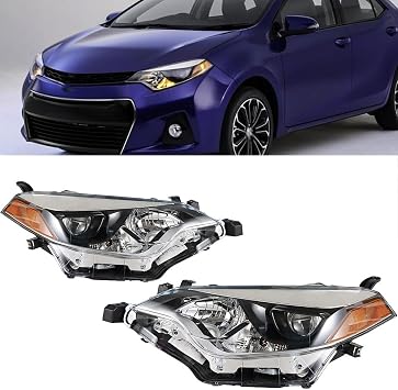 Headlight Semi Assembly US Version Halogen Front Lighting Lamp Housing Without Bulb For Toyota Corolla US Standard 2014 2015 2016