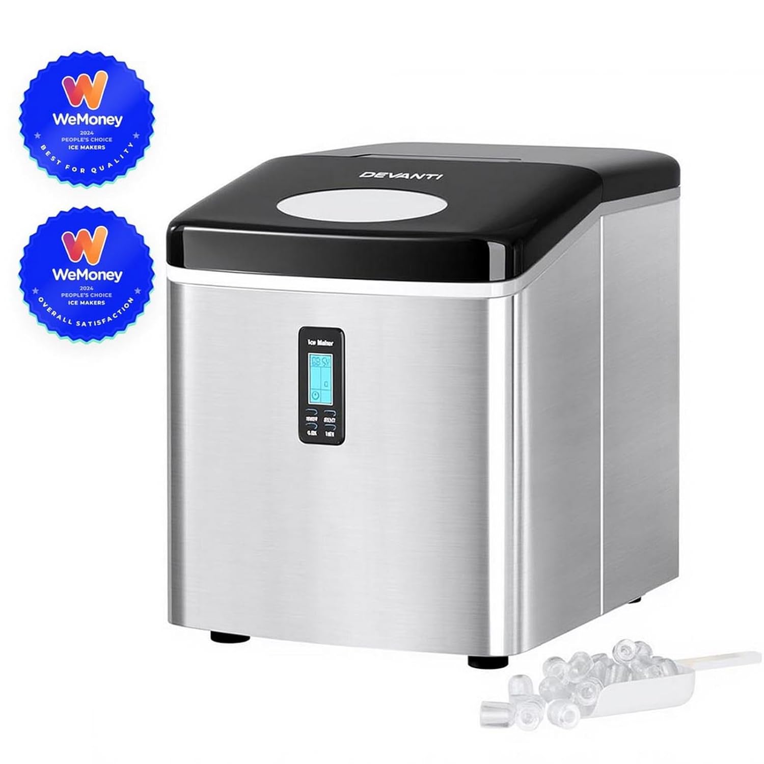 3.2L Stainless Steel Portable Ice Cube Maker