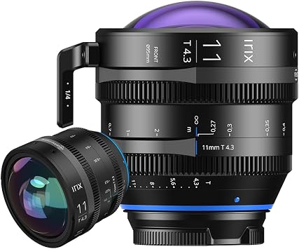 Irix Cine 11mm T4.3 Rectilinear Ultra-Wide Angle Lens for Nikon Z Mount Cameras | Military Certified for Humidity and Freezing Rain/Icing | Distance Scale in Feet
