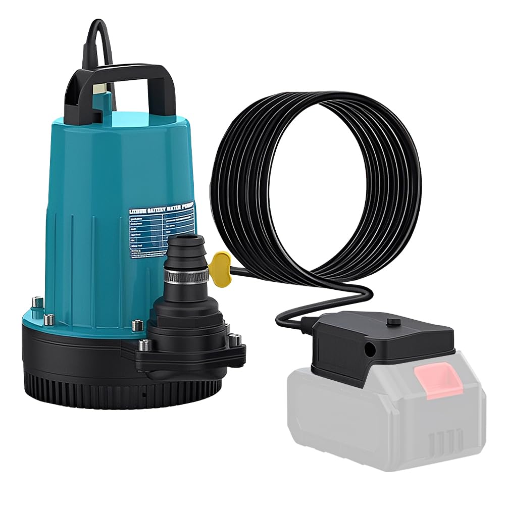 【25】水中ポンプ 海水対応 毎分100L マキタ18Vバッテリ Amazon | UPF 水中ポンプ バッテリー式 12m揚程 充電式 排水ポンプ