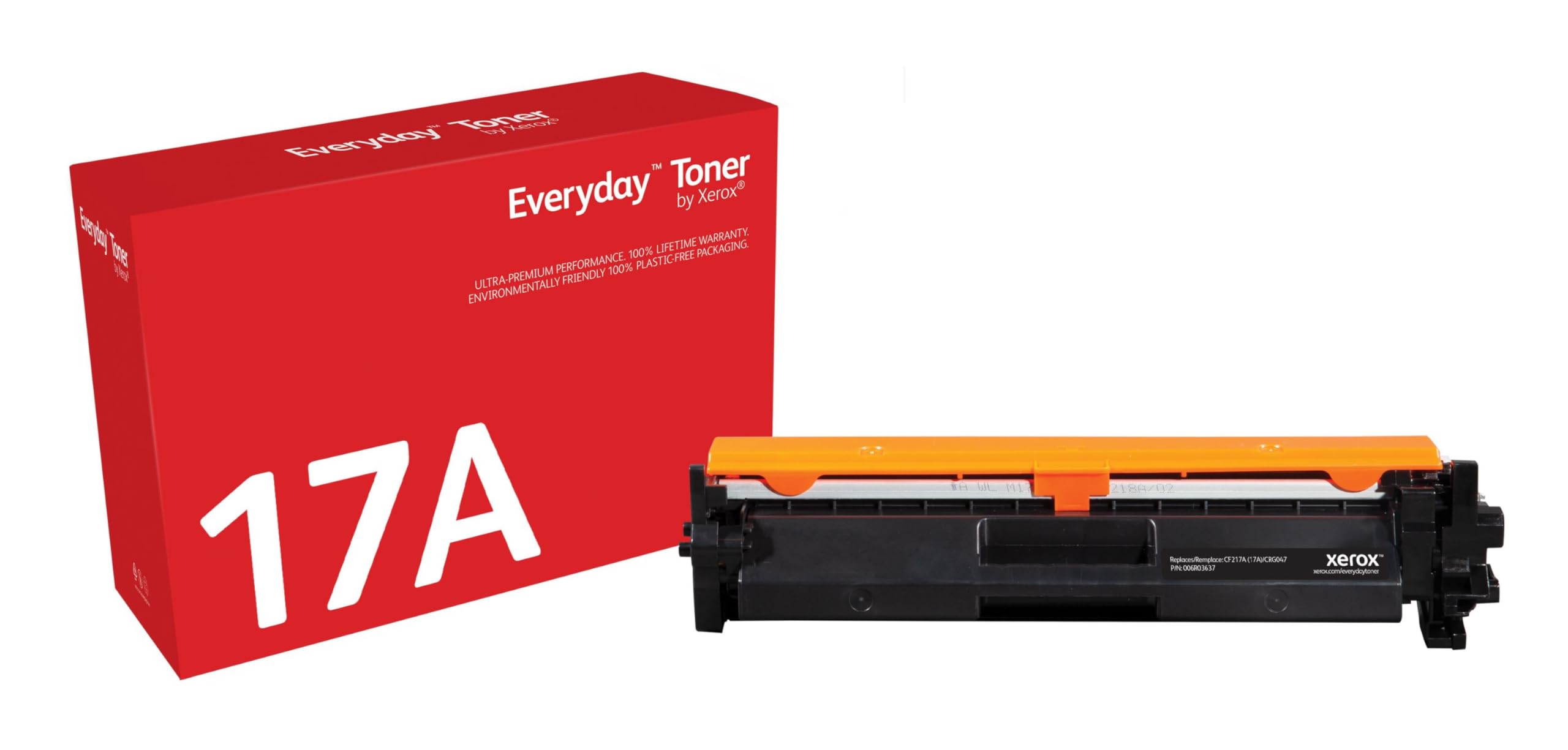 Tóner compatible Xerox 006R03637 compatible con HP CF217A/ 1600 páginas/ Negro
