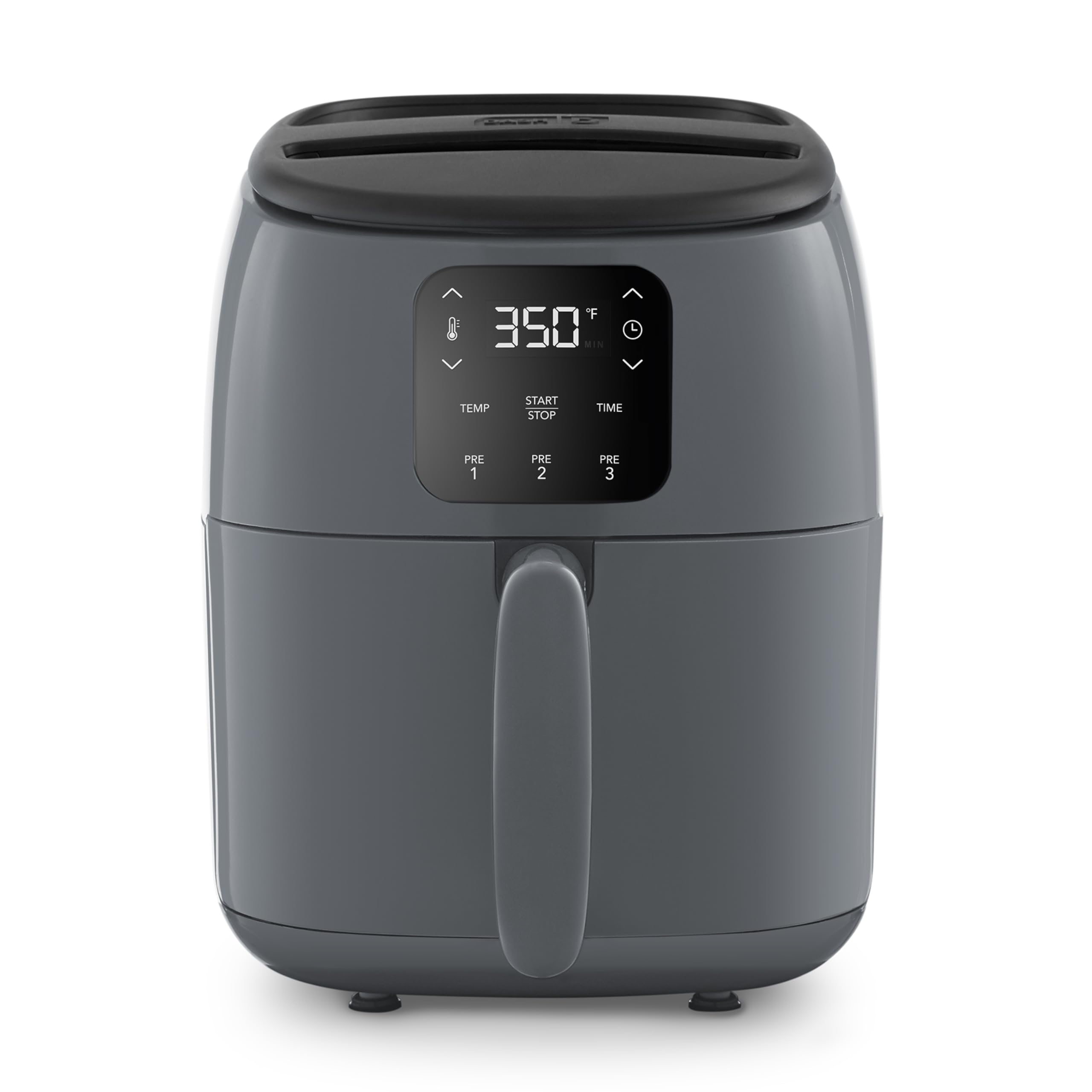 Dash Digital Tasti-Crisp™ Air Fryer - Compact Electric Digital Fryer With Auto Shut-Off Feature - Ideal for Small Spaces - AirCrisp® Technology - 2.6 Quarts - Cool Grey