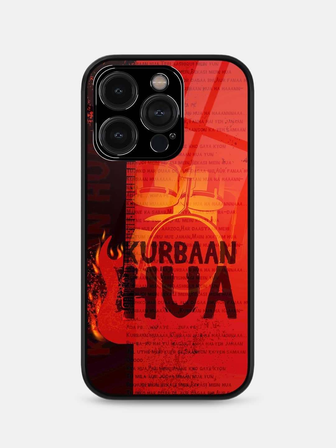 Macmerise SM Kurbaan Hua - iPhone 15 Pro Glass Cover Multicolor