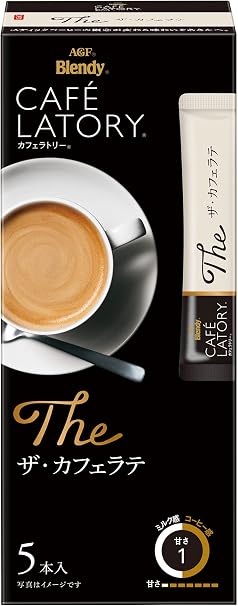 Amazon Agf ブレンディ カフェラトリー スティック ザ カフェラテ 5本 4箱 スティックコーヒー 甘さひかえめ Agf エージーエフ インスタント スティック 通販