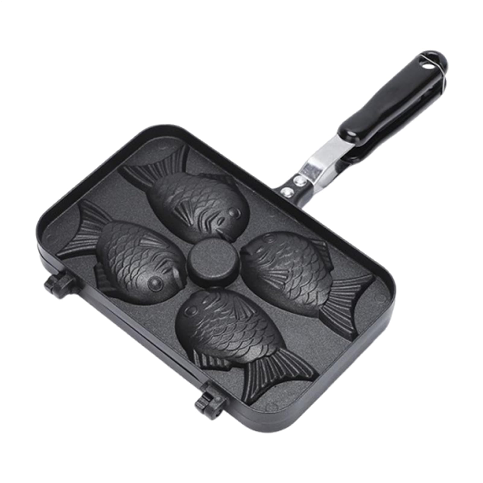 Gaufrier 4 Cavités Double Face d'Aluminium