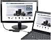 Adaptador de tarjeta gráfica externa USB 3.0 SuperSpeed a DisplayPort para doble monitor, 512 MB SDRAM, 4K x 2K (U344-001-DP-4K) 3