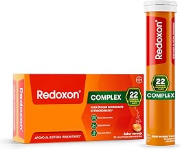 Redoxon Complex - Vitamin C Effervescent - 30 Tablets - Orange Flavor - 1 Month Supply - Recovers Energy - Immune System and Defenses - 13 Vitamins - 9 Minerals - Gluten Free